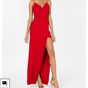 Emerald Sundae High-Slit Gown